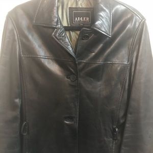 Genuine leather vintage jacket
